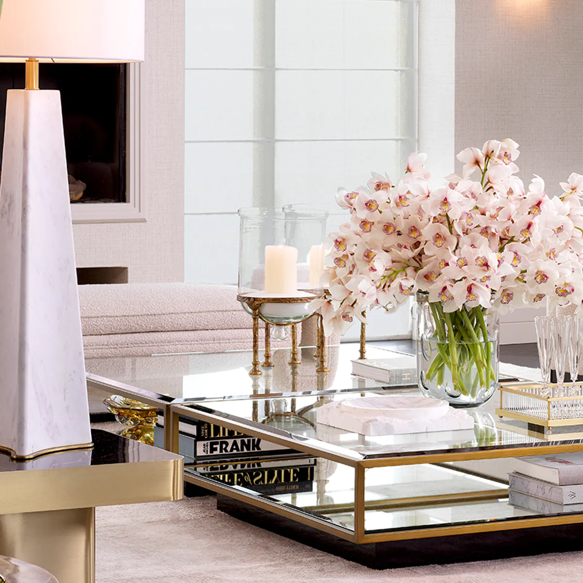 white candles for table