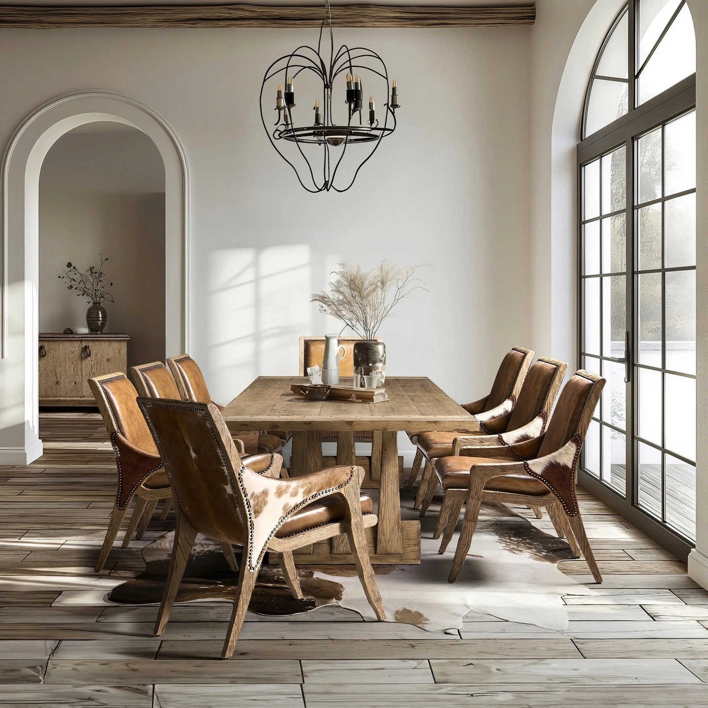 jonathan charles dark brown table with chairs