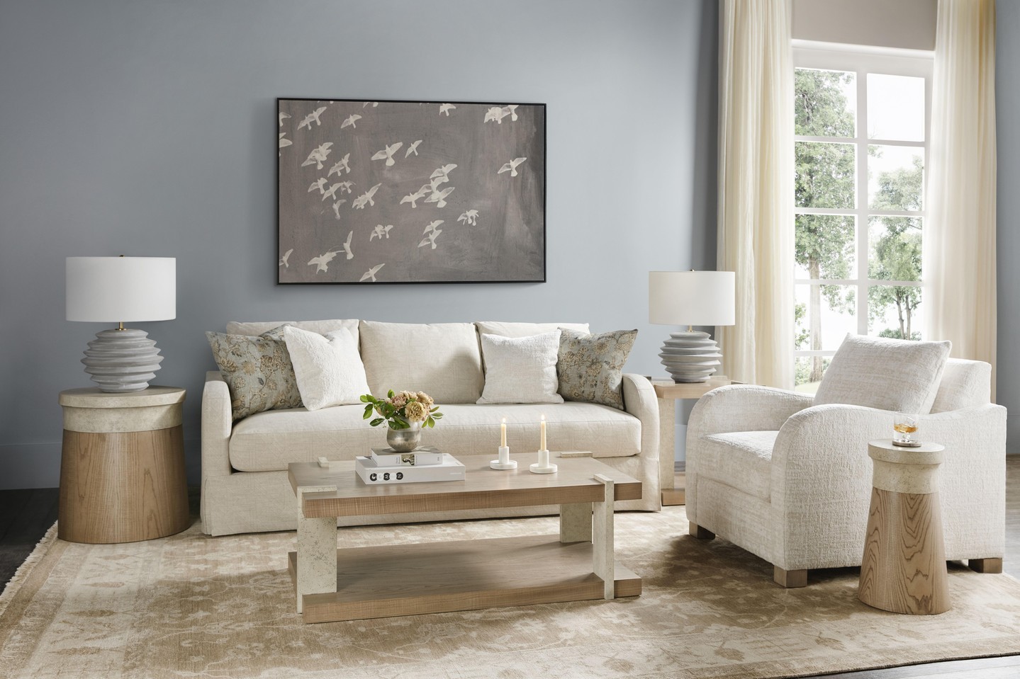 white sofa