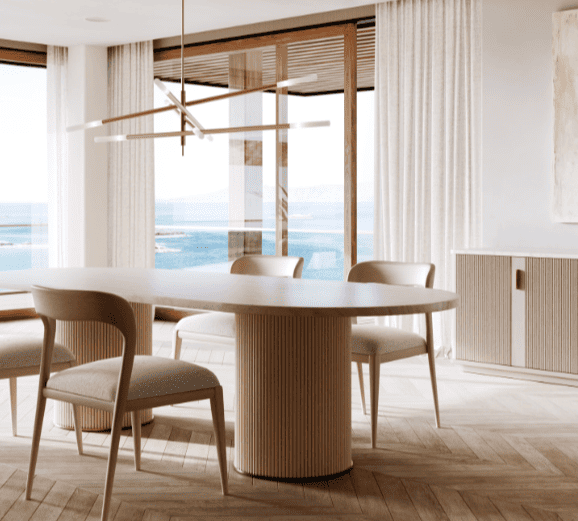 caracole beige table